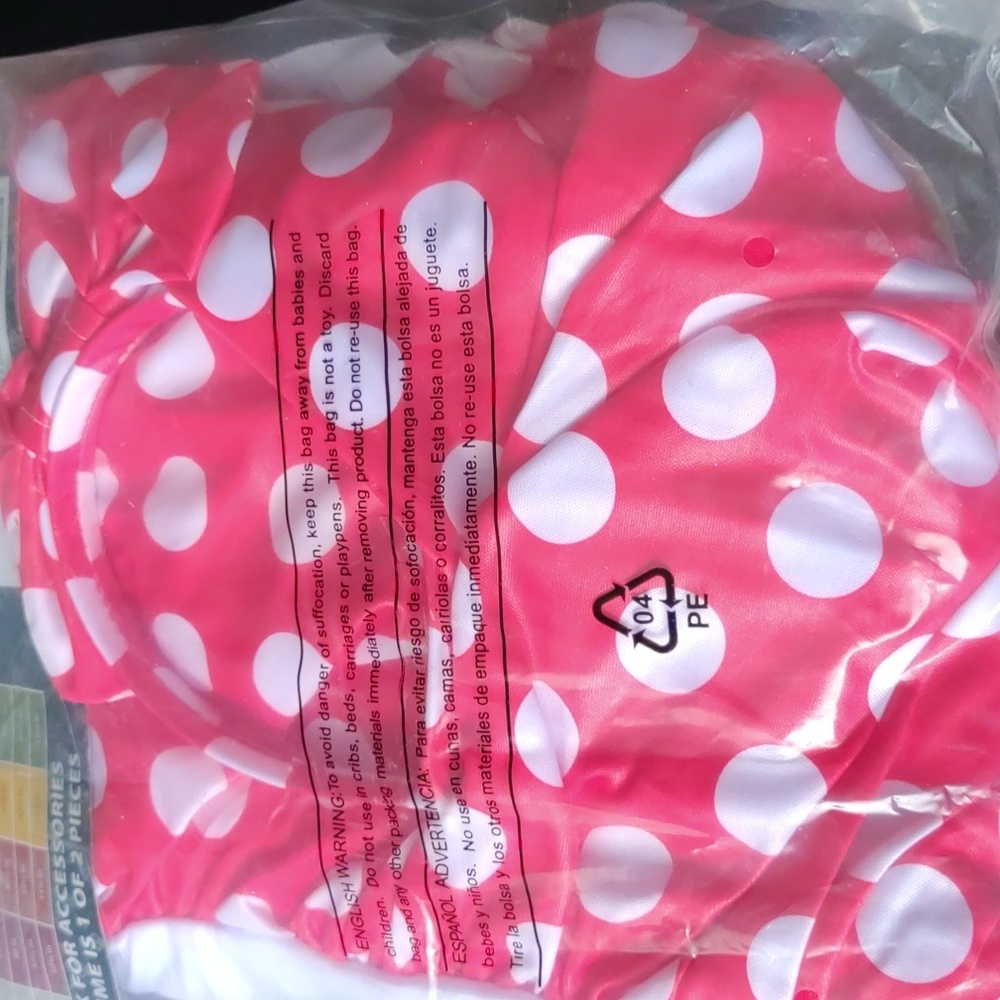 Wonderland Red Polka Dot Dress with Bow Headband - Picture 4 of 4
